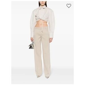 Coperni straight-leg tailored trousers In Khaki Tan Size US 10 NWOT